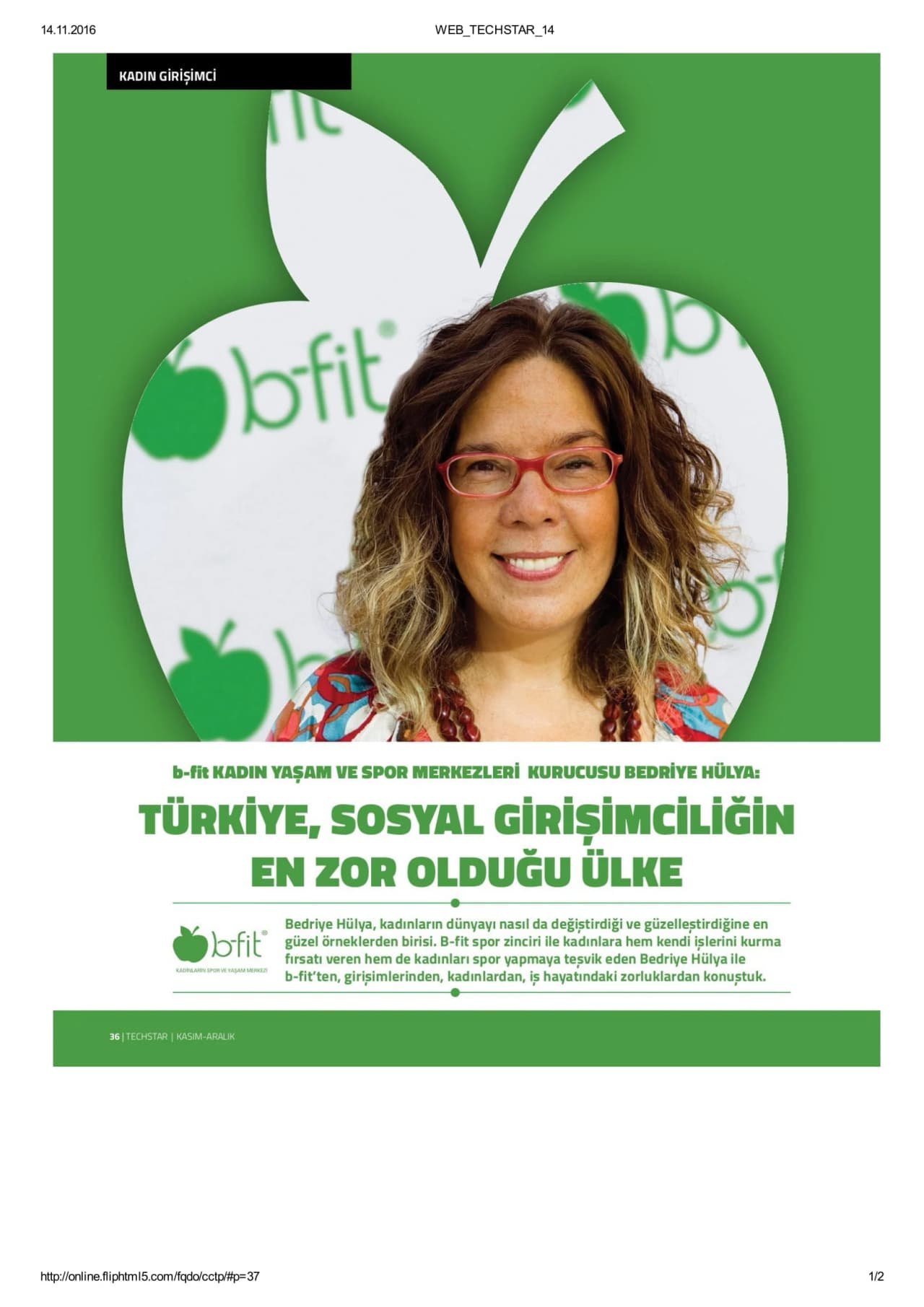 Techstar Dergisi Röportajı