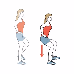 Bacak ve kalça kaslarınızı kuvvetlendirecek #Squat!